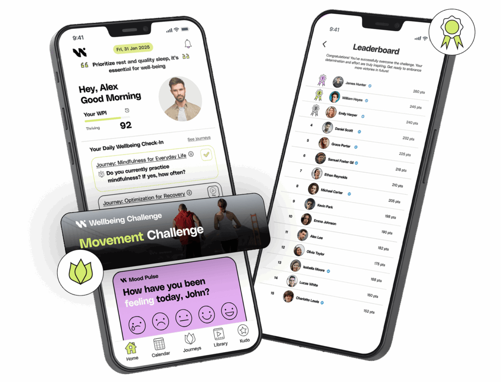 30-day movement challenge on application